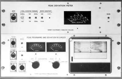 Surrey Electronics Peak Deviation Meter and Stereo Chart Recorder